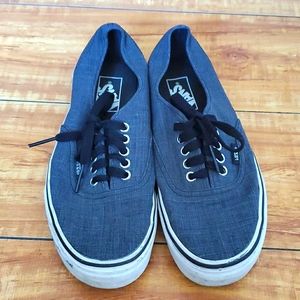 EUC Grey Vans Authetic Core Classics Shoes